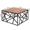 Stolik kawowy Bekal 60 cm - Wohnling