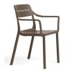 Zestaw Stół Piave + 4 krzesła Cassia Arm tabacco - Nardi