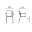 Krzesło Tiberina Armchair - Nardi