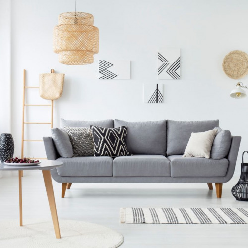 Salon w stylu scandi boho – zainspiruj się z Furnigo!